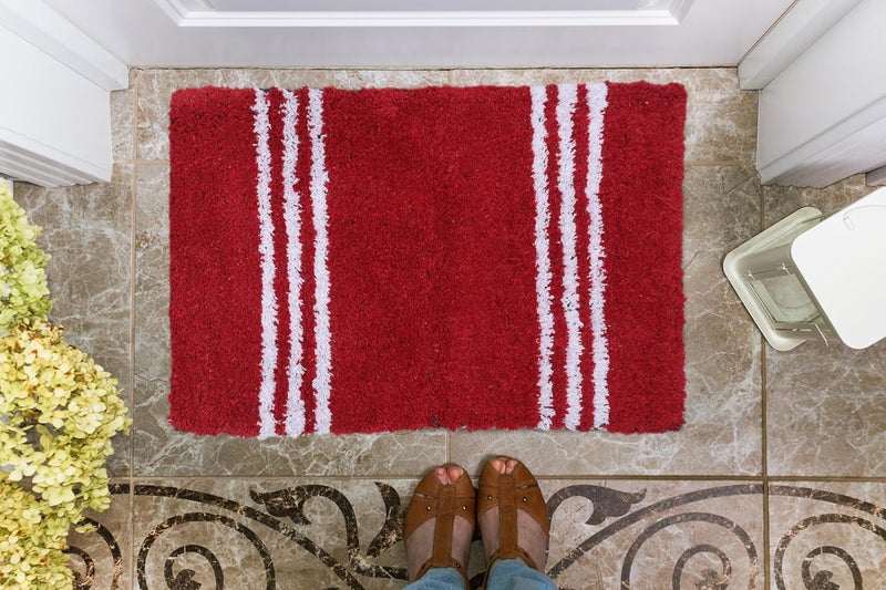 AAZEEM Absorbent Door Mat for Indoor Entrancex Non Slip Mat for Front Door Entryway, Soft Cotton Home. Hotel Balcony Floor Carpet, Floor Mats for Home, KitchenFloor Door Mat |Pack of 3 -(55x35cm) - Image 4