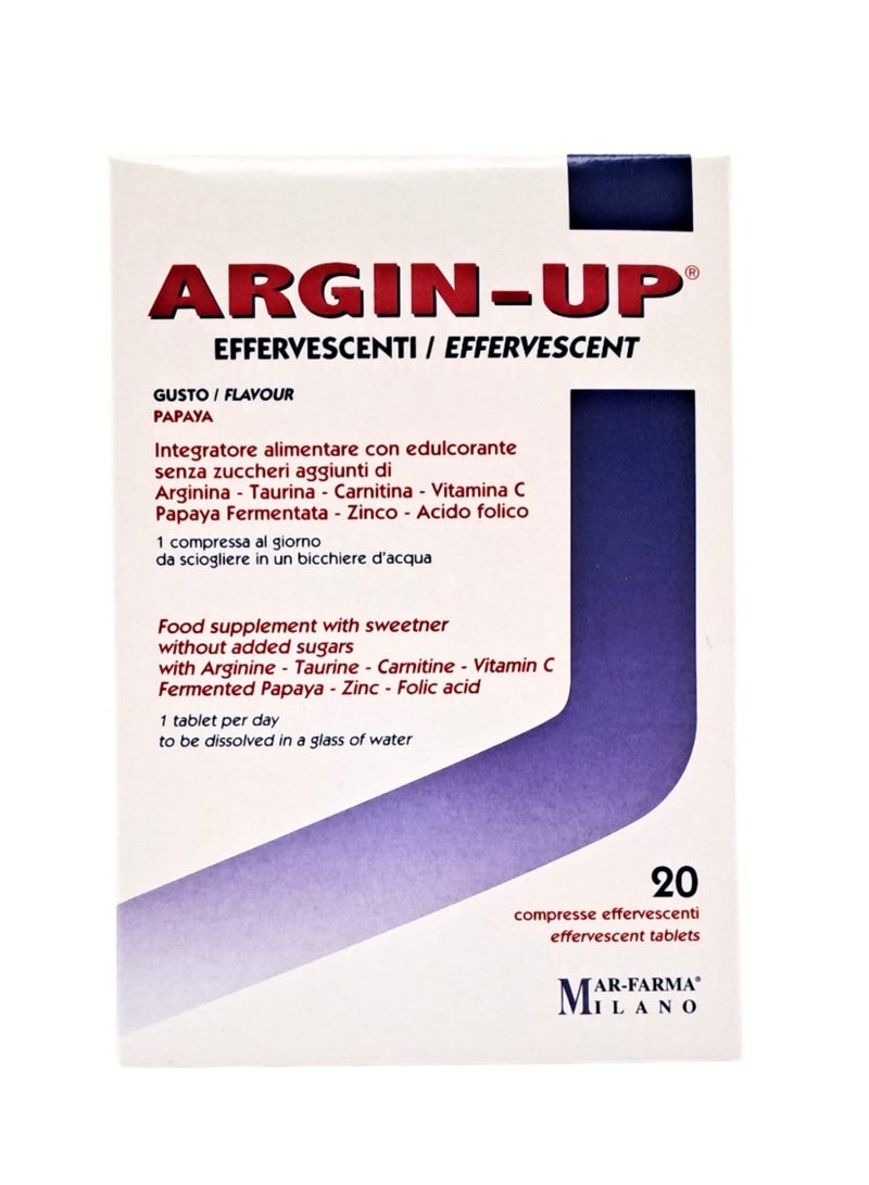 MAR-FARMA MILANO Argin-Up Effervescent Tab 20'S