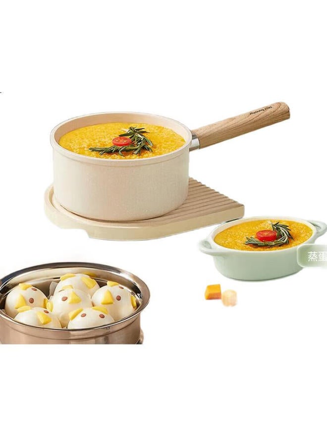 Joyoung Milk Pot, Maifanshi Color Non-Stick Baby Food Pot, 18Cm, For Heating Milk And Noodles, Suitable For Gas And Induction Cookers, Bl187 - Image 2