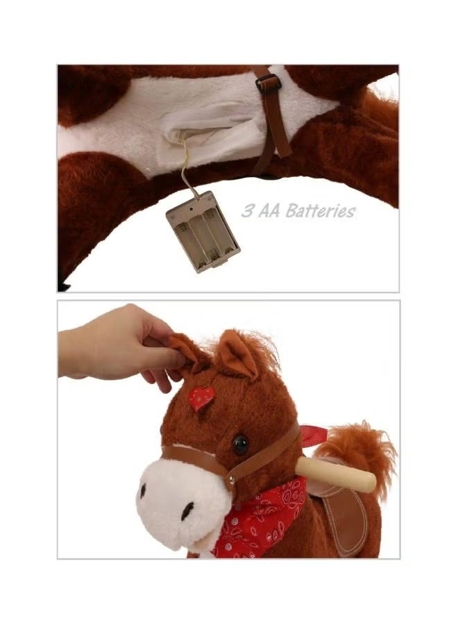 Toyshine Unicorn Horse Wooden Rocker - Image 3