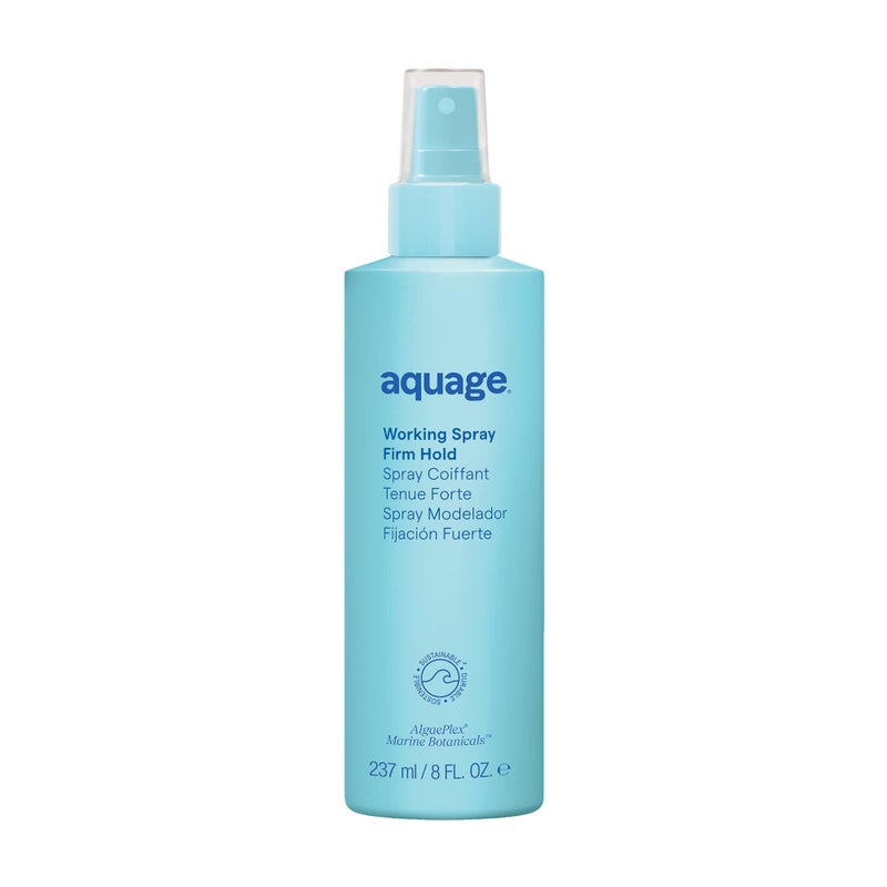 AQUAGE Working Spray, Firm and Long Lasting Hold Non-Aerosol Hairspray, Workable Dry-Down Period, Thermal Styling Product Creates Texture, 8 oz - Image 1