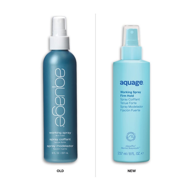 AQUAGE Working Spray, Firm and Long Lasting Hold Non-Aerosol Hairspray, Workable Dry-Down Period, Thermal Styling Product Creates Texture, 8 oz - Image 2