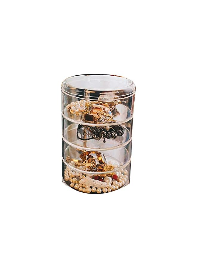 IAF Jewelry Accessory Storage Tray (4 Layers, Clear) - Image 1