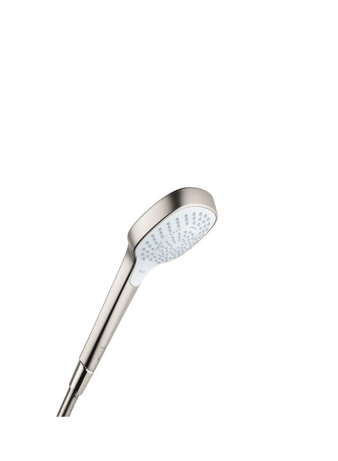 Hansgrohe رأس دش محمول هانزغروهي كرومّا سيلكت إي بتدفق منخفض 4 بوصة حديث 3 مطر ناعم، مطر مكثف، تدليك نابض 04723820 - Image 1
