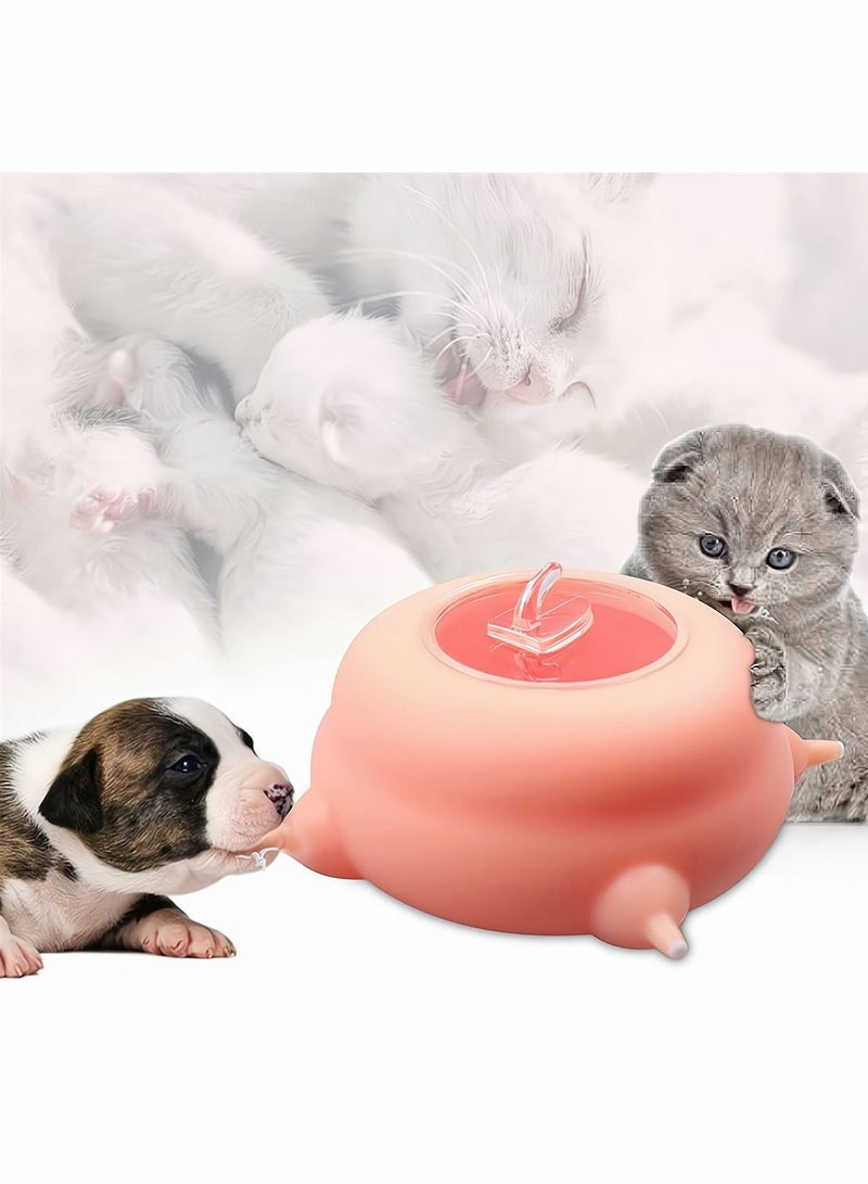 SYOSI Pets Milk Feeder with 4 Nipples for Feeding Small Newborn Pets Within Two Weeks - Image 1