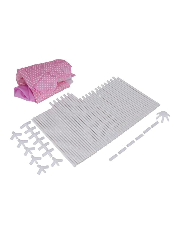 جو تو كامبس خيمة لعب على شكل قلعة الأميرة للبنات، مناسبة للاستخدام الداخلي والخارجي، مقاس 140×135×140 سم | خيمة أطفال سداسية الشكل على شكل قلعة الأميرة | خيمة لعب للأطفال، هدية عيد ميلاد للبنات - Image 3