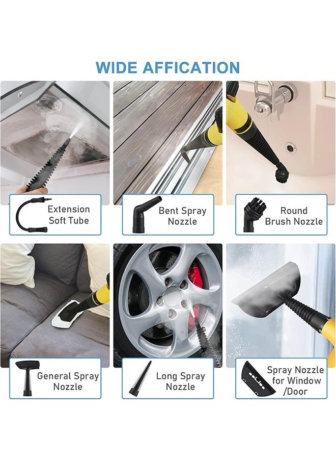 Portable Handheld Steam Cleaner 1000w Multifunctional High Temperature With 9 Pieces Accessories Suitable For Kitchen Sofa Bathroom Window - pzsku/Z7EF3585AB9F847623F12Z/45/_/1729668680/9a1eb534-6bb5-4978-a376-1d9f9c4ca150