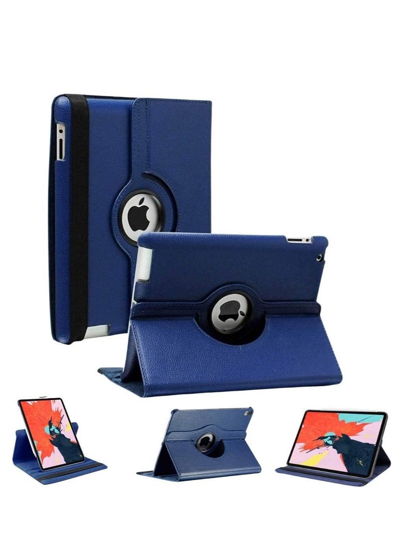 Case Compatible with Apple iPad 2/3/4, [Wallet Case] Shockproof PU Leather Book Style Flip Folio 360° Rotating Total Protection Cover With Auto Wake/Sleep  - Image 1