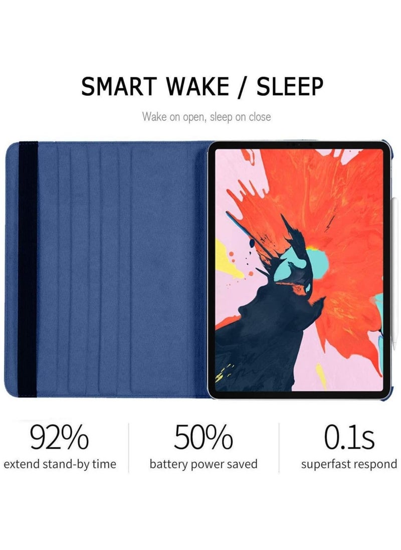 Case Compatible with Apple iPad 2/3/4, [Wallet Case] Shockproof PU Leather Book Style Flip Folio 360° Rotating Total Protection Cover With Auto Wake/Sleep  - Image 4