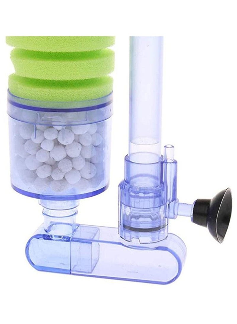 Y&D Fish Tank Filter Filter Media Biochemical Sponge Filters with Extendable Telescopic Air Flow Outlet Pump Driven for Aquarium  - Image 4