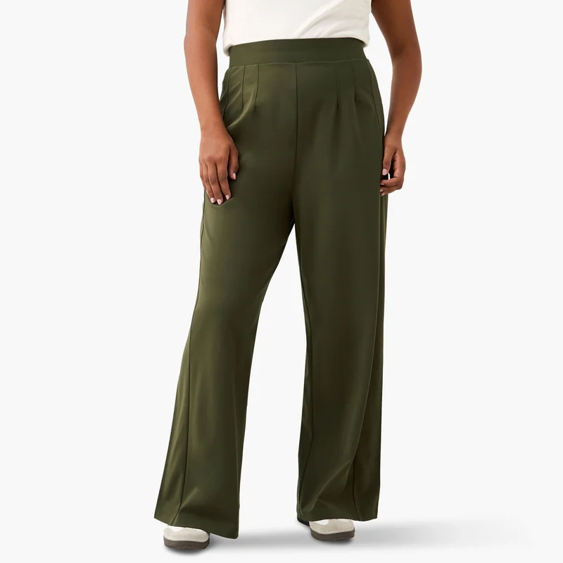  أولا بوبكن Plus Size Ulla Popken Wide Leg Pants