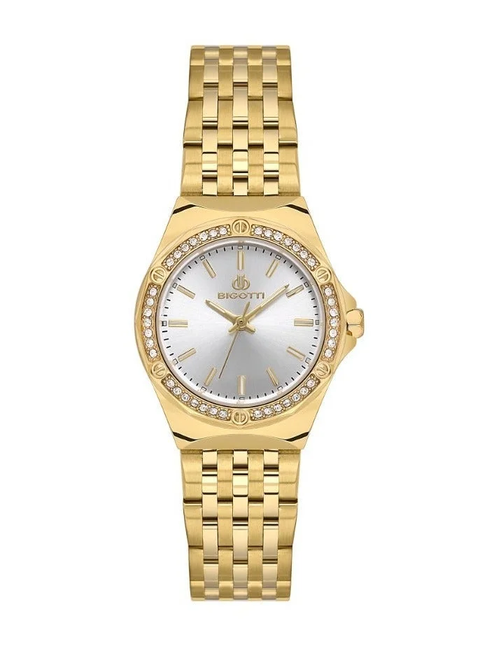 Bigotti Milano Bigotti - Raffinato Women Watch | Stainless SteelBrass Case | Analog | Round Dial | Mineral Glass | Japanese Quartz | Water Resistant 30 Meters