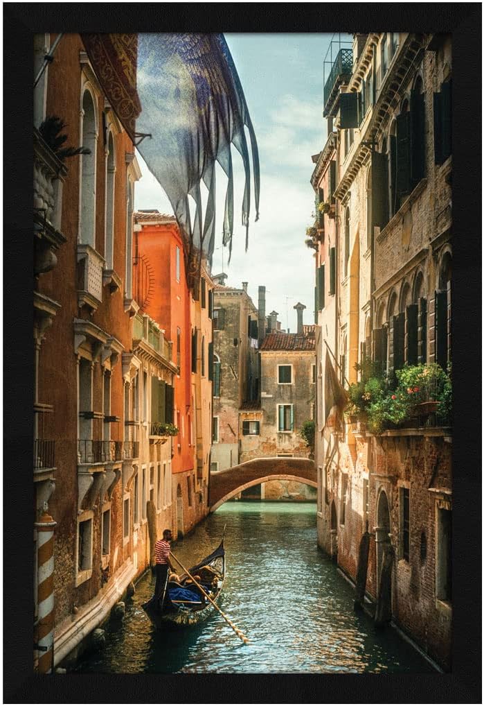ArtX Paper Venice Framed Wall Painting - Image 1