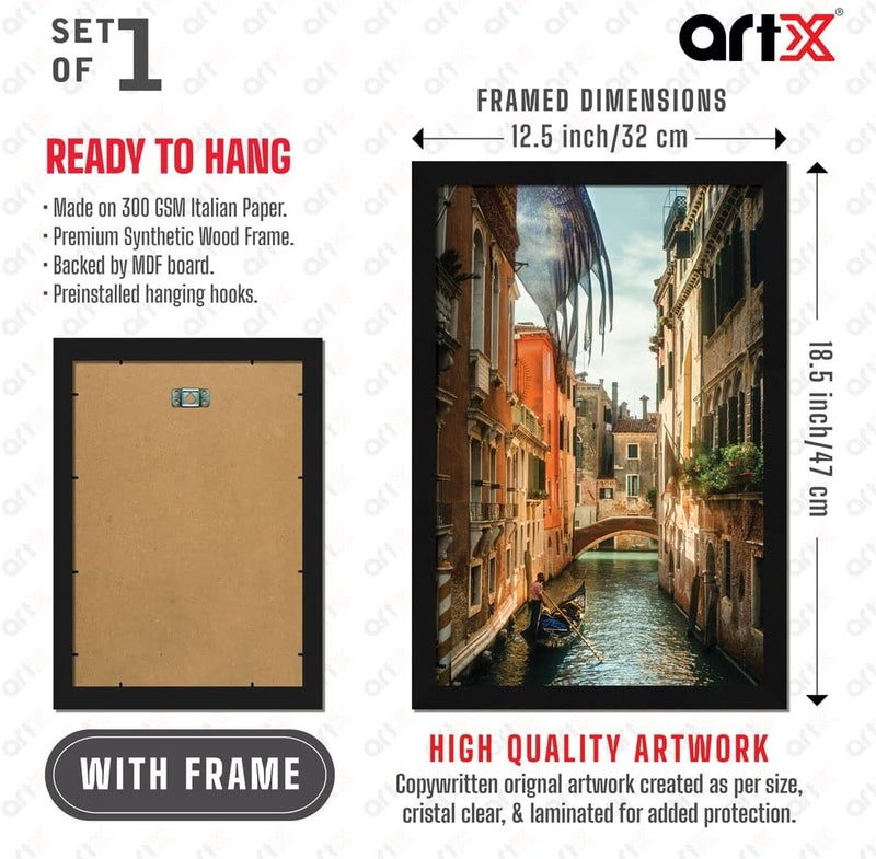 ArtX Paper Venice Framed Wall Painting - Image 3