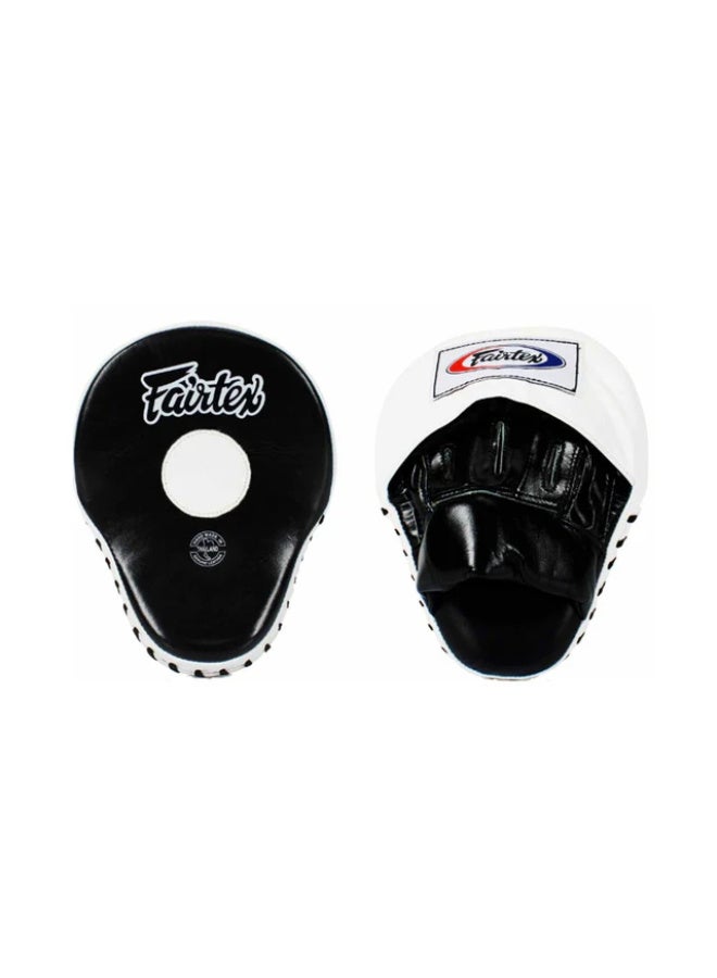 Fairtex FMV9 The Ultimate Contoured Focus Mitts – Black/White – Standard - Image 2