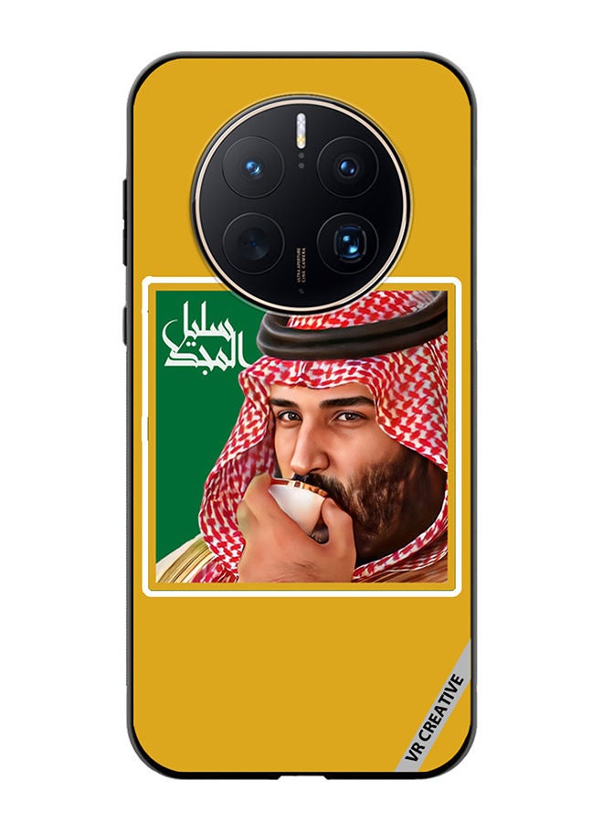 VR CREATIVE Protective Case Cover For Huawei Mate 50 Pro Mohammed Bin Salman Al Saud Design Multicolour - Image 1