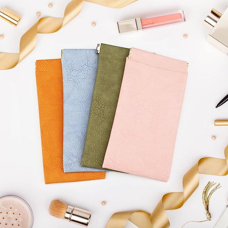 May Create MAYCREATE® Specs Case PU Sunglasses Case Pouch for Women Girls, Multi-purpose Lipstick Coin Purse Storage Bag, Eyeglass Case Pouches for Jewellery, Eyewear - Image 5