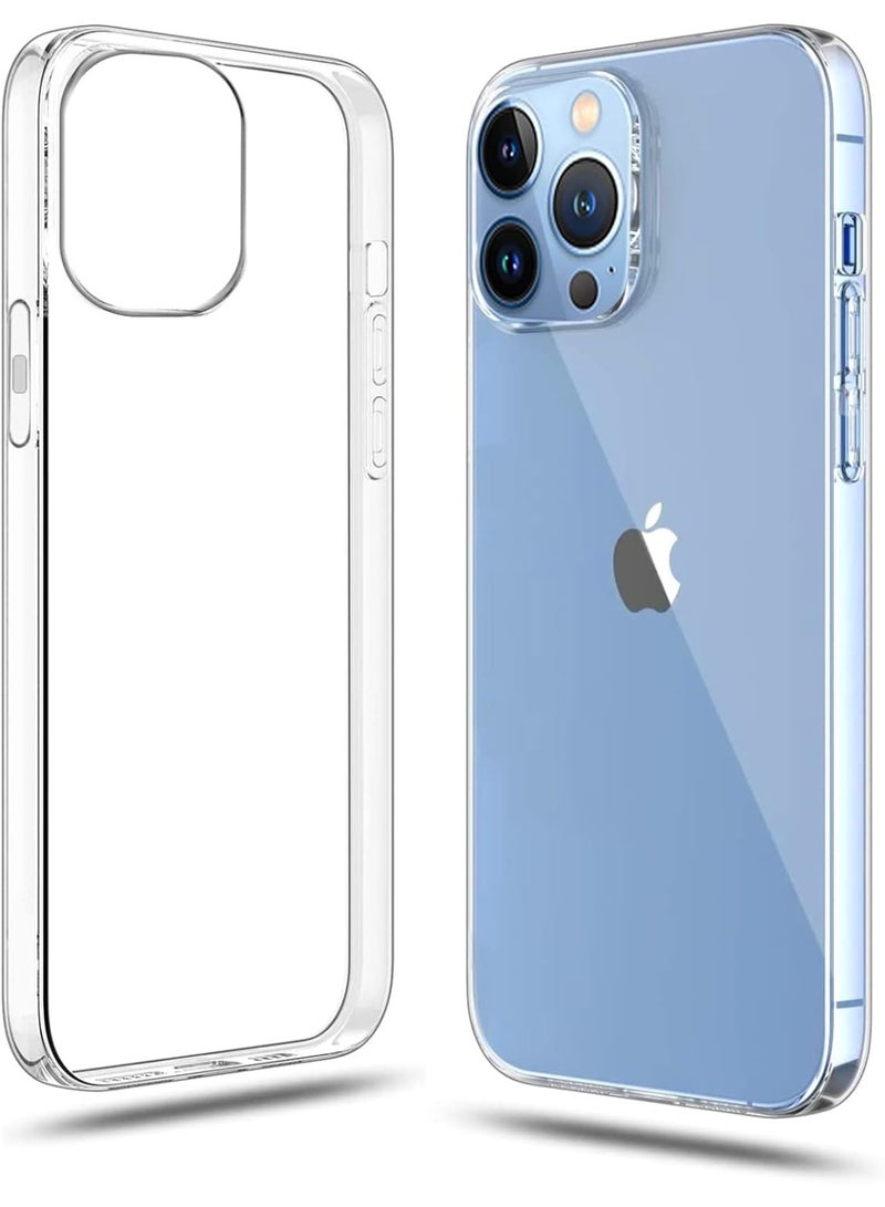 Berlia Clear Ice Case for iPhone 15 Pro Max - Slim, glossy, transparent protective cover; shock and scratch resistant; lightweight and durable; fingerprint-resistant clear back cover - Image 2