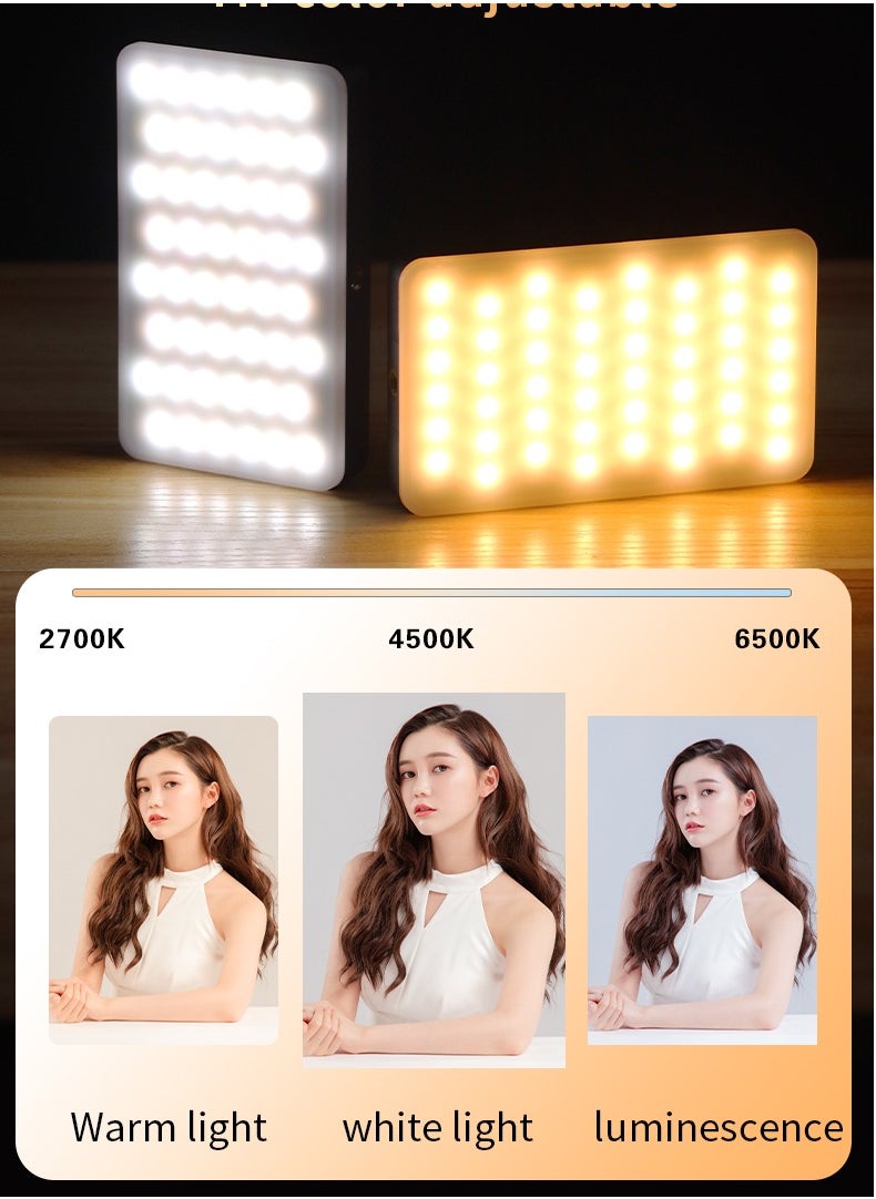 Generic Selfie Light for phone with 132 LEDs, 2000mAh Type-C Rechargeable Portable Selfie Light,RGB Light, Led Phone Light fo Ideal for Video Conferencing, Makeup, and TikTok. Compatible with Phone, Laptop, and Camera  - Image 5