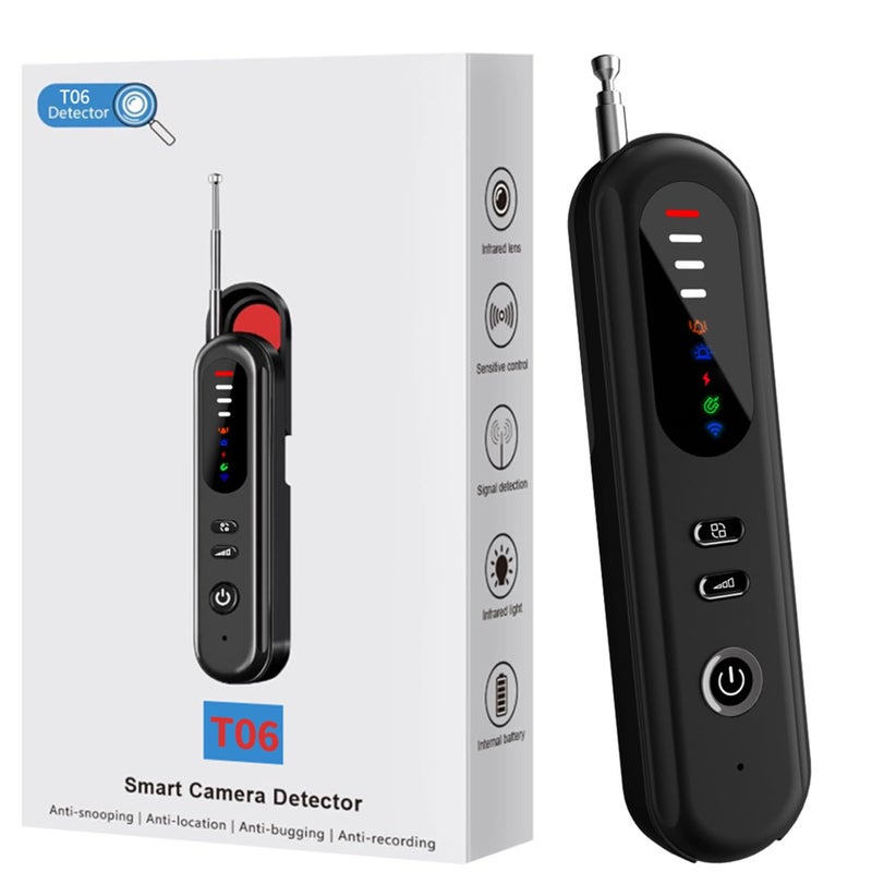 Lonazhna Hidden Camera Detector AntiSpy Camera Finder RF Signal WiFi Scanner GPS Tracker Bug Detector 6 Modes Portable Privacy Protector for Travel Hotel Car Bathroom Spy Device Detection Pen - Image 2
