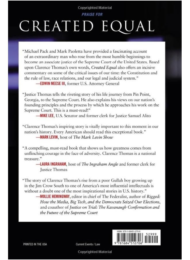 Created Equal Clarence Thomas In His Own Words  - Image 2