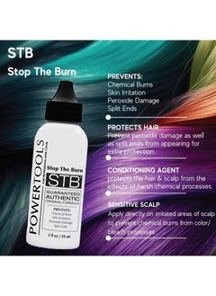 POWERTOOLS POWERTOOLS STB, The Original Stop The Burn 2 oz | Mix Directly Into Hair Color Formula To Lessen Scalp Irritation From Hair Color  - Image 3