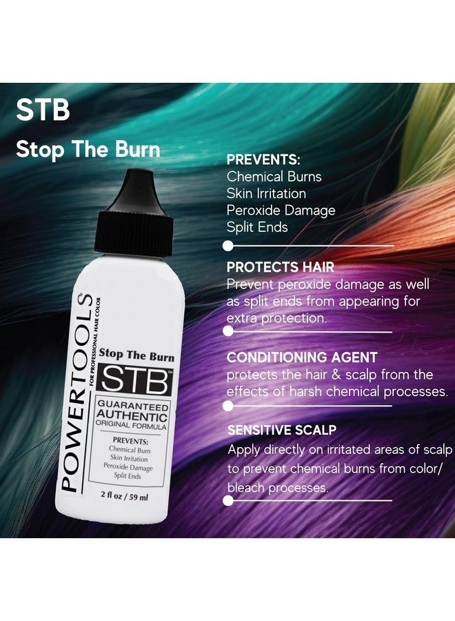 POWERTOOLS STB, The Original Stop The Burn 2 oz | Mix Directly Into Hair Color Formula To Lessen Scalp Irritation From Hair Color - Image 3