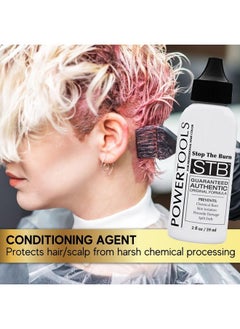 POWERTOOLS POWERTOOLS STB, The Original Stop The Burn 2 oz | Mix Directly Into Hair Color Formula To Lessen Scalp Irritation From Hair Color  - Image 5