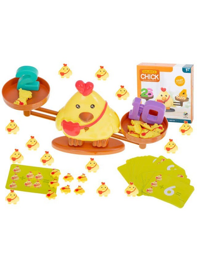 Children's Toy, Numbers and Letters Table with Yellow Duck, Multifunctional Kids Toy Set, with Numbers and Cards and Interactive Toys - Image 2