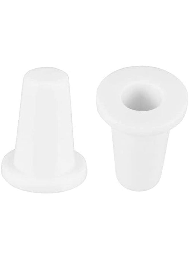 أغطية أزرار الضغط اللمسية البيضاء 20 قطعة قطر الفتحة 3.5 مم لمفاتيح الميكرو 6x6 مم - Image 2