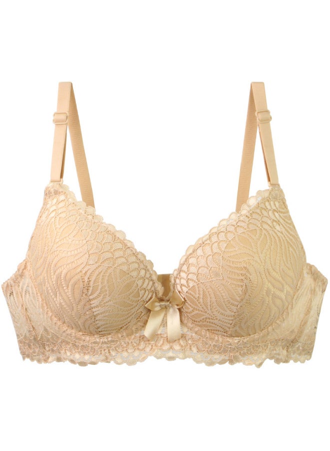 Popular French Large Size Bra Push-up Anti-sagging Women's Underwear Lace European And American Style