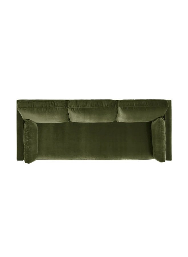 SULSHA Elegant Comfort: The Pera 84'' Velvet Sofa" - Image 5