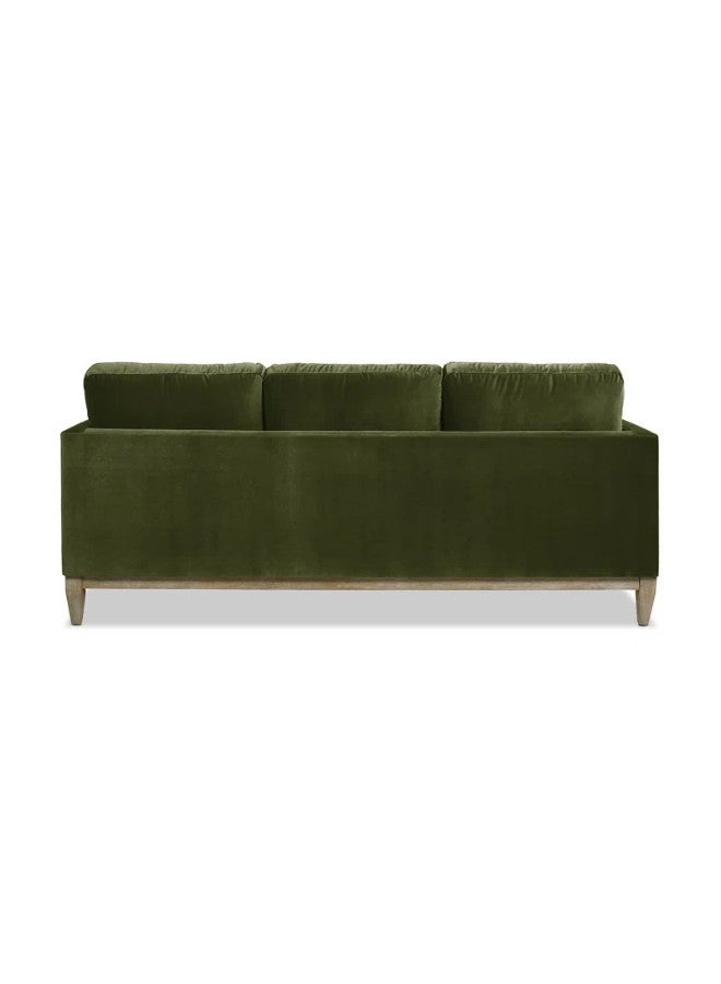 SULSHA Elegant Comfort: The Pera 84'' Velvet Sofa" - Image 4