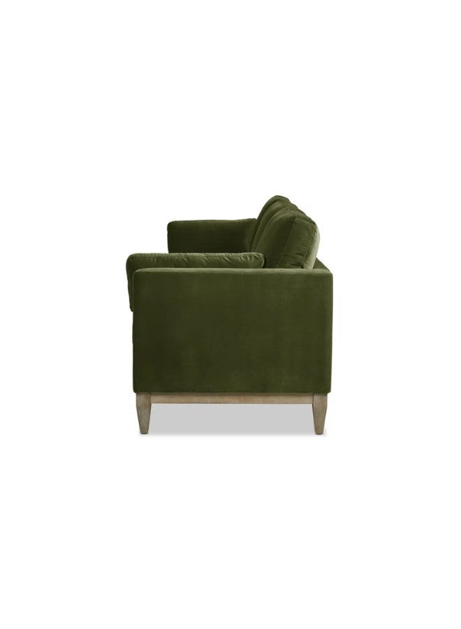 SULSHA Elegant Comfort: The Pera 84'' Velvet Sofa" - Image 2