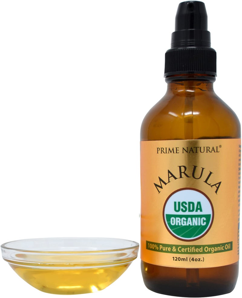 Prime Natural زيت المارولا العضوي الطبيعي 4 أونصات/120 مل - معتمد من وزارة الزراعة الأمريكية - معصور على البارد، غير مكرر، بكر - 100% نقي، طبيعي، نباتي، الأفضل للوجه، الجسم، الشعر، الأظافر، العناية بالبشرة - Image 2