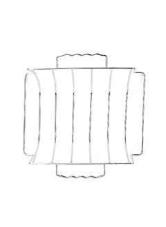 Grill Mark Non Stick Spacious Chrome Plated Steel Rib and Roast Rack Silver 10 x 4.7 Inch 06828ACE  - Image 1