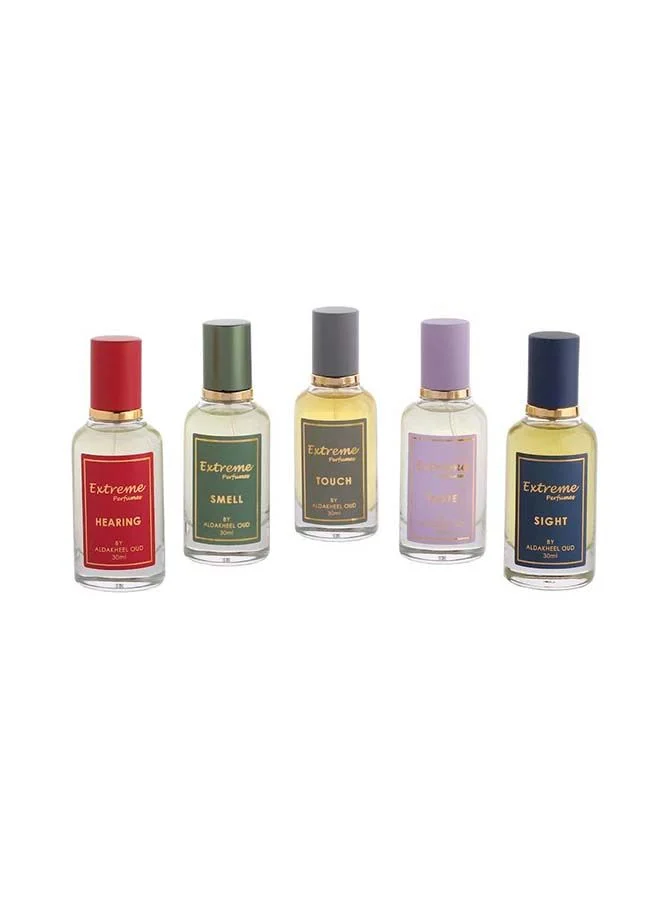 الدخيل للعود مجموعة ذا فايف اكستريم 5 أصناف 30 مل لكل عطر