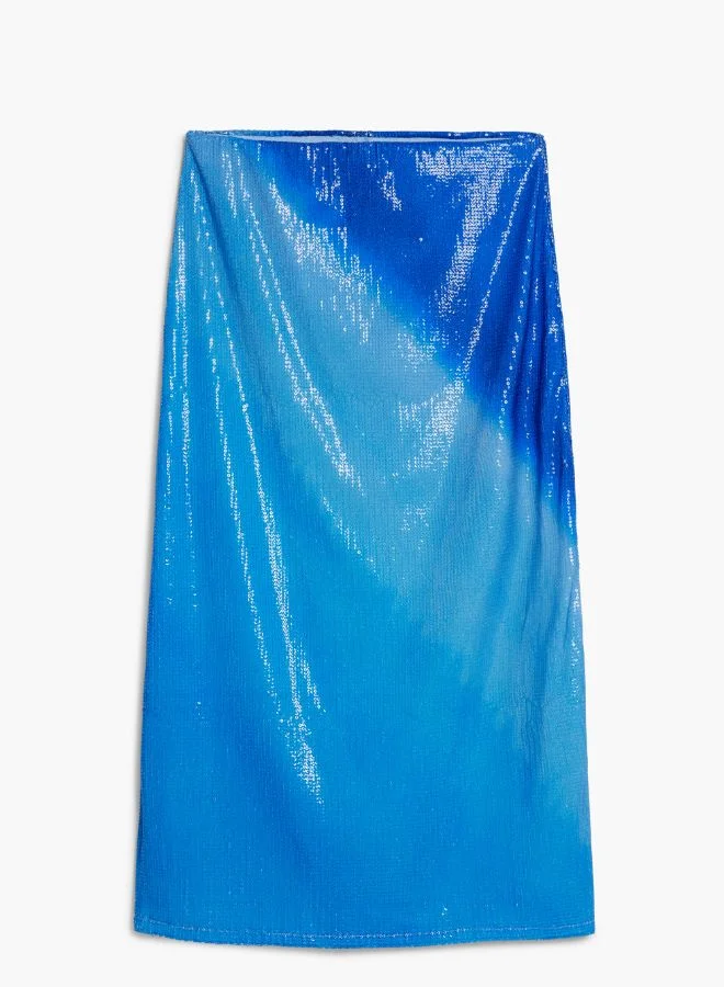 DESIGUAL Tie-Dye Midiskirt