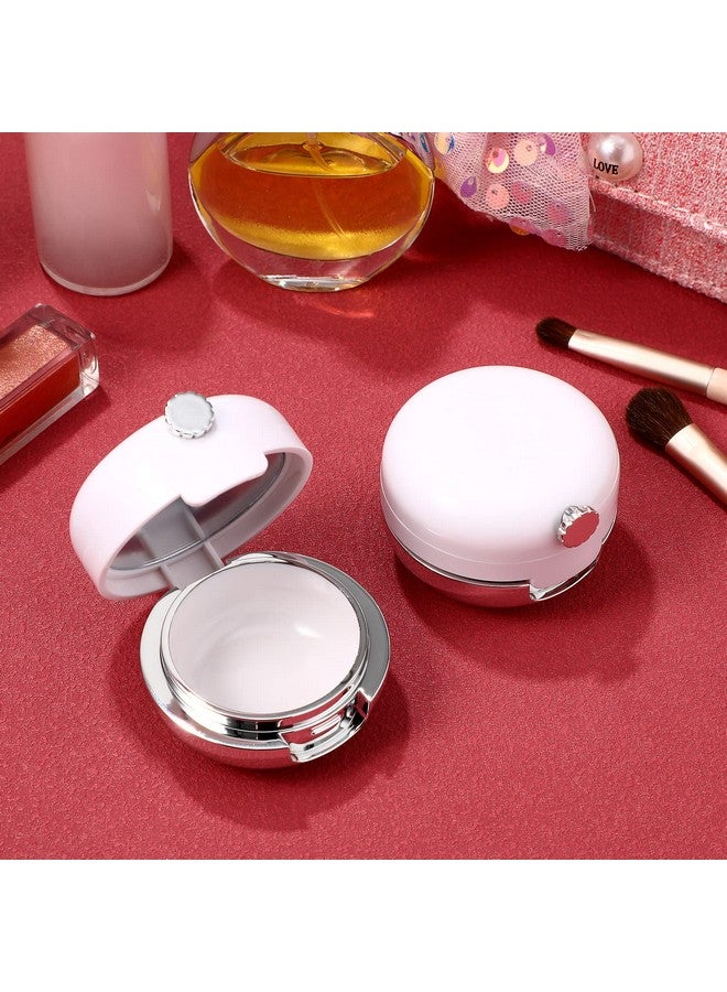 Beaupretty 2 Pieces Plastic Lips Balm Jars Empty Lip Mask Holder Box With Silicone Lip Brush Mirror Refillable Lipstick Pot For Home Travel - Image 5