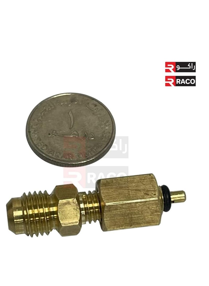 RACO RACO R134A Brass Adapter Fitting Fits for AC Refrigerant System 1/4" X 1/4"  - Image 4