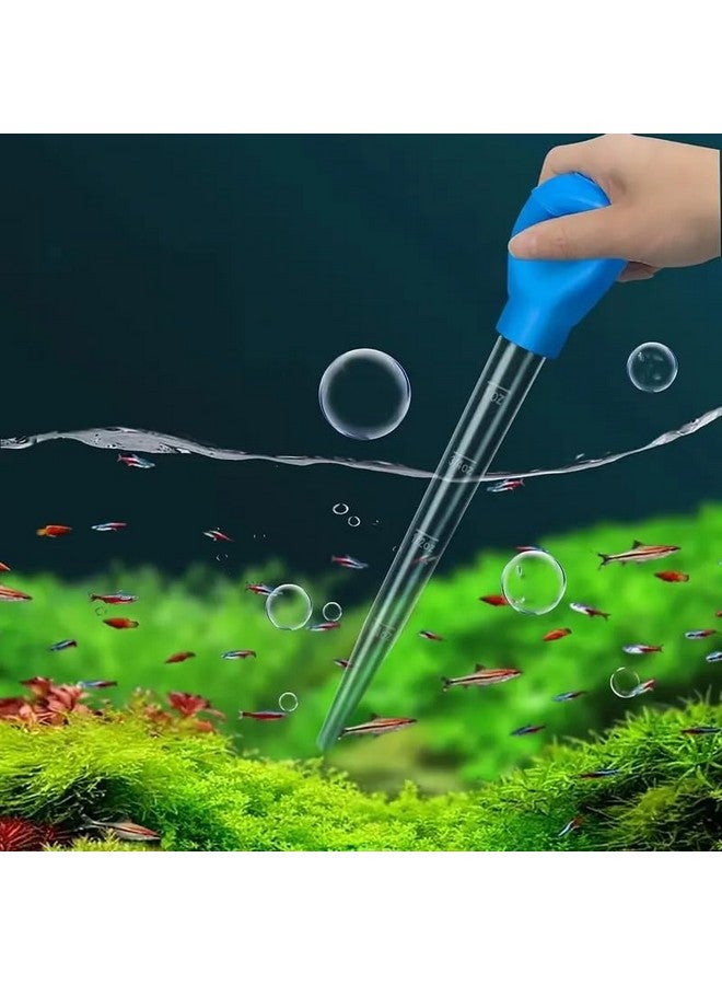 VAYINATO فاييناتوا بيزليف وورلد جهاز تغيير مياه حوض السمك اليدوي، 30 مل قطارة تنظيف الحوض، مزيل نفايات تنظيف حوض السمك، أداة تنظيف الحصى في الحوض، - Image 1