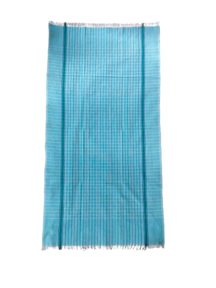 AYUS Cotton Bath Towel 480 GSM (Set of 3, Lavender, Red, Sky, Blue 75 cm X 150 cm) - Image 4