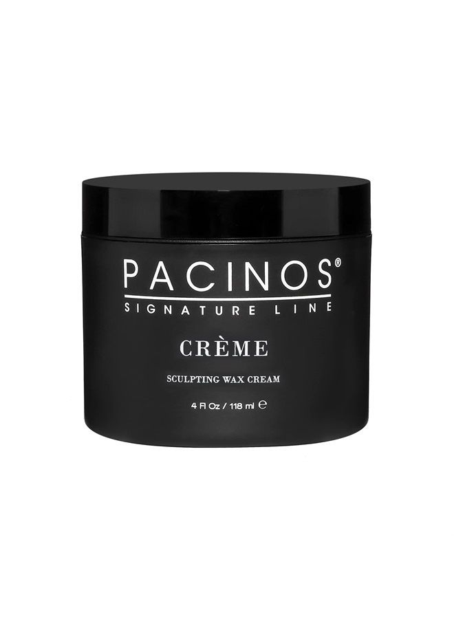 Pacinos Crème - Sculpting Wax Cream, Medium Hold with Medium Shine, All Hair Types, 4 fl. oz. - Image 1