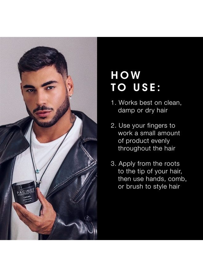 Pacinos Crème - Sculpting Wax Cream, Medium Hold with Medium Shine, All Hair Types, 4 fl. oz. - Image 5