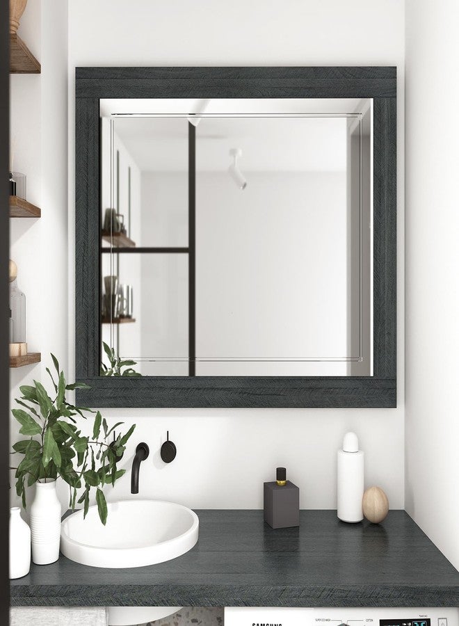 Wallercity Black Wood Wallpaper Peel and Stick Wooded Stripes Border Stickers Countertops Contact Paper Self Adhesive Wall Paper for Bathroom Glass Waterproof Border Vinyl Stickers 3.94" x 394'' - Image 3