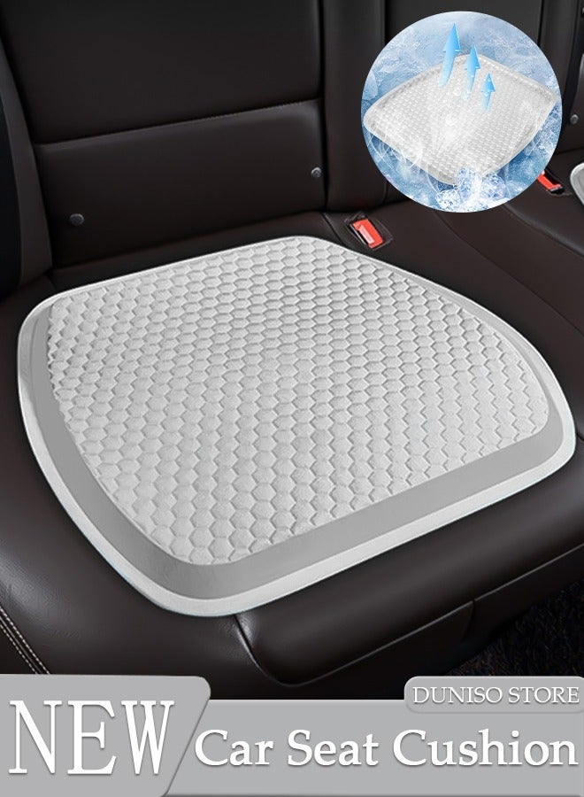 DUNISO Car seat Cushion for Gel Seat Cushion, Cooling Seat Cushion with Non-Slip Office Chair Gel Seat Cushion Home Wheelchair Seat Cushion Soft and Breathable Fits Car, SUV, Pickup Truck - Image 1