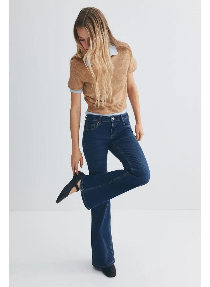 اتش اند ام Flared Low Jeans