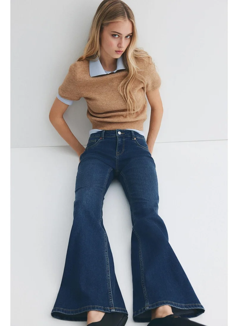 اتش اند ام Flared Low Jeans