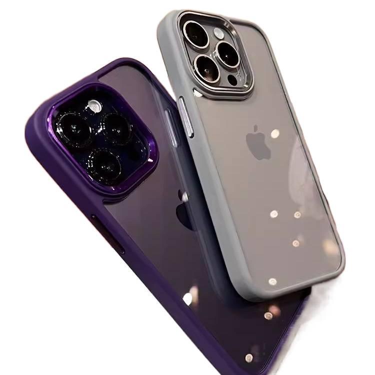 Drop Protection iPhone 15 Acrylic PC + for 15 Plus 15 Pro 15 Pro Max with Metal Eagle Eye Lens and Anti Fingerprint in Blue - Image 5