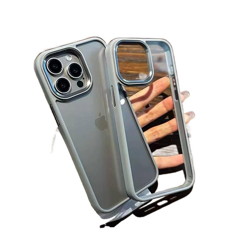 Drop Protection iPhone 15 Acrylic PC + for 15 Plus 15 Pro 15 Pro Max with Metal Eagle Eye Lens and Anti Fingerprint in Blue - Image 3